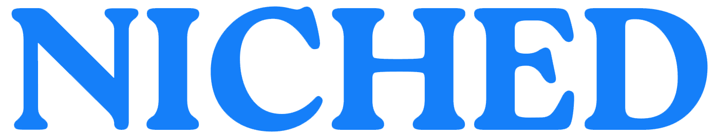 Niched newsletters logo blue